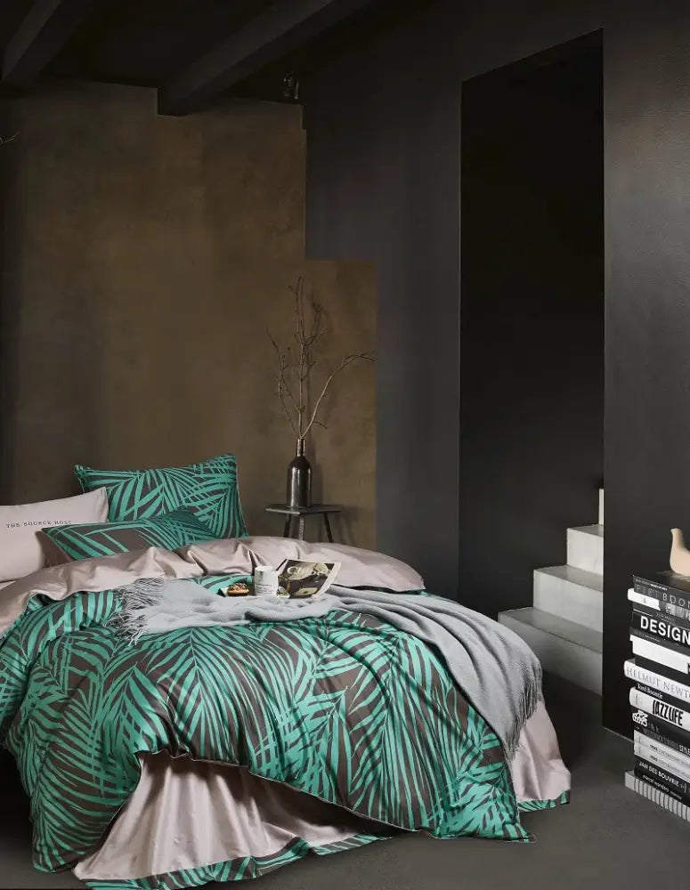 Premium Green Floral Cotton Bedding and Sheets