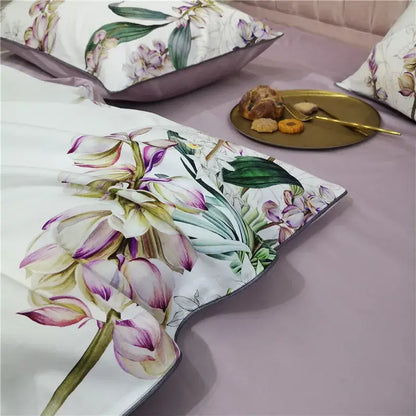 Premium Green Floral Cotton Bedding and Sheets