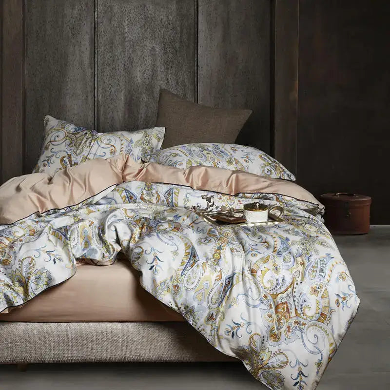 Premium Green Floral Cotton Bedding and Sheets