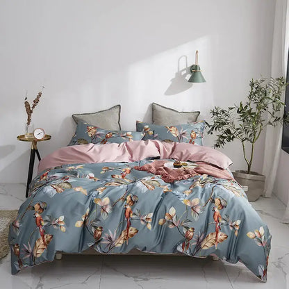 Premium Green Floral Cotton Bedding and Sheets