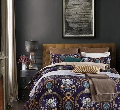 Premium Green Floral Cotton Bedding and Sheets