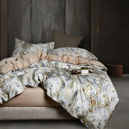 Premium Green Floral Cotton Bedding and Sheets