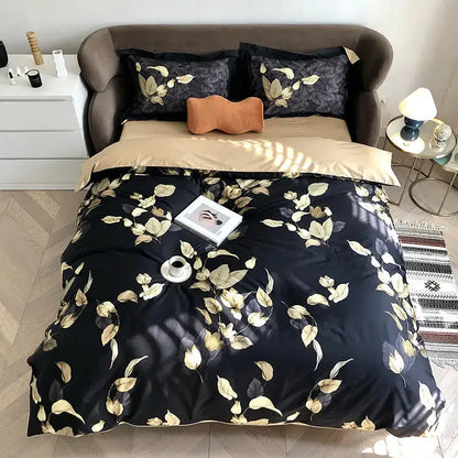 Premium Green Floral Cotton Bedding and Sheets