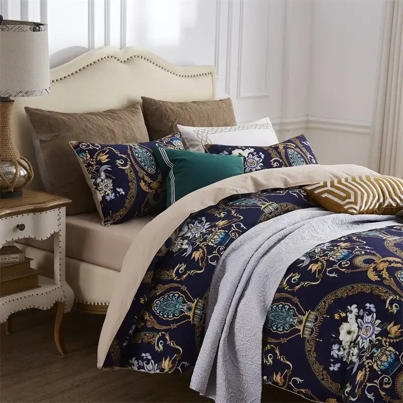 Paisley Egyptian Cotton Bedding and Duvet Cover