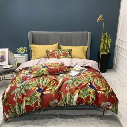 Luxury Navy and Gold Egyptian Cotton Bedding