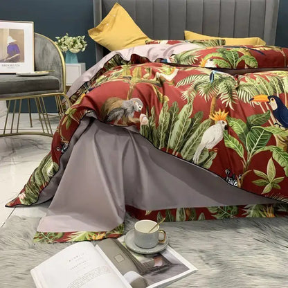 Luxury Navy and Gold Egyptian Cotton Bedding