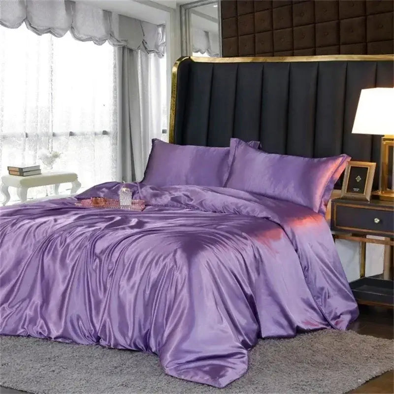 High End Pink Mulberry Silk Bedding And Pillows