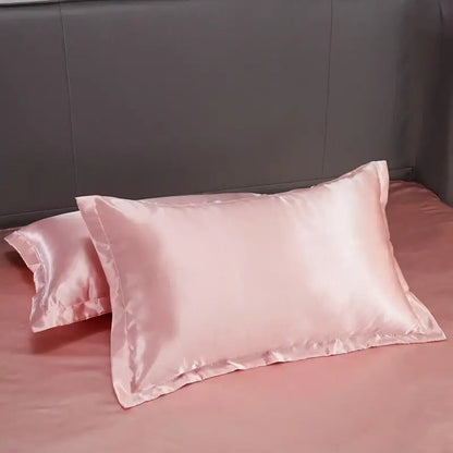 Burgundy Satin Bedding Set and Luxury Sheets