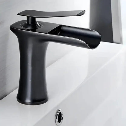 Modern Antique Brass Waterfall Faucet Gold Finish
