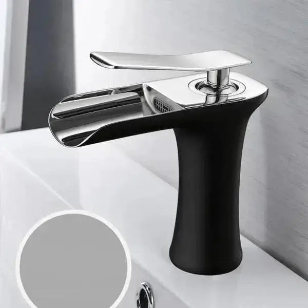 Modern Antique Brass Waterfall Faucet Gold Finish