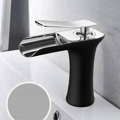 Modern Antique Brass Waterfall Faucet Gold Finish