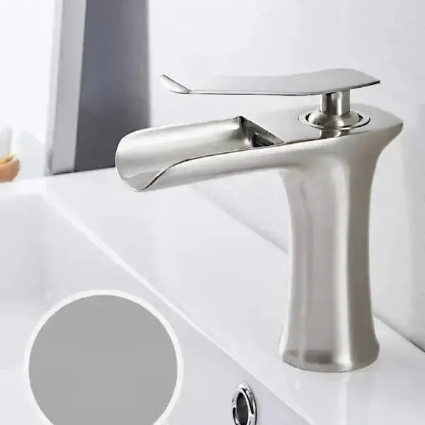 Modern Antique Brass Waterfall Faucet Gold Finish