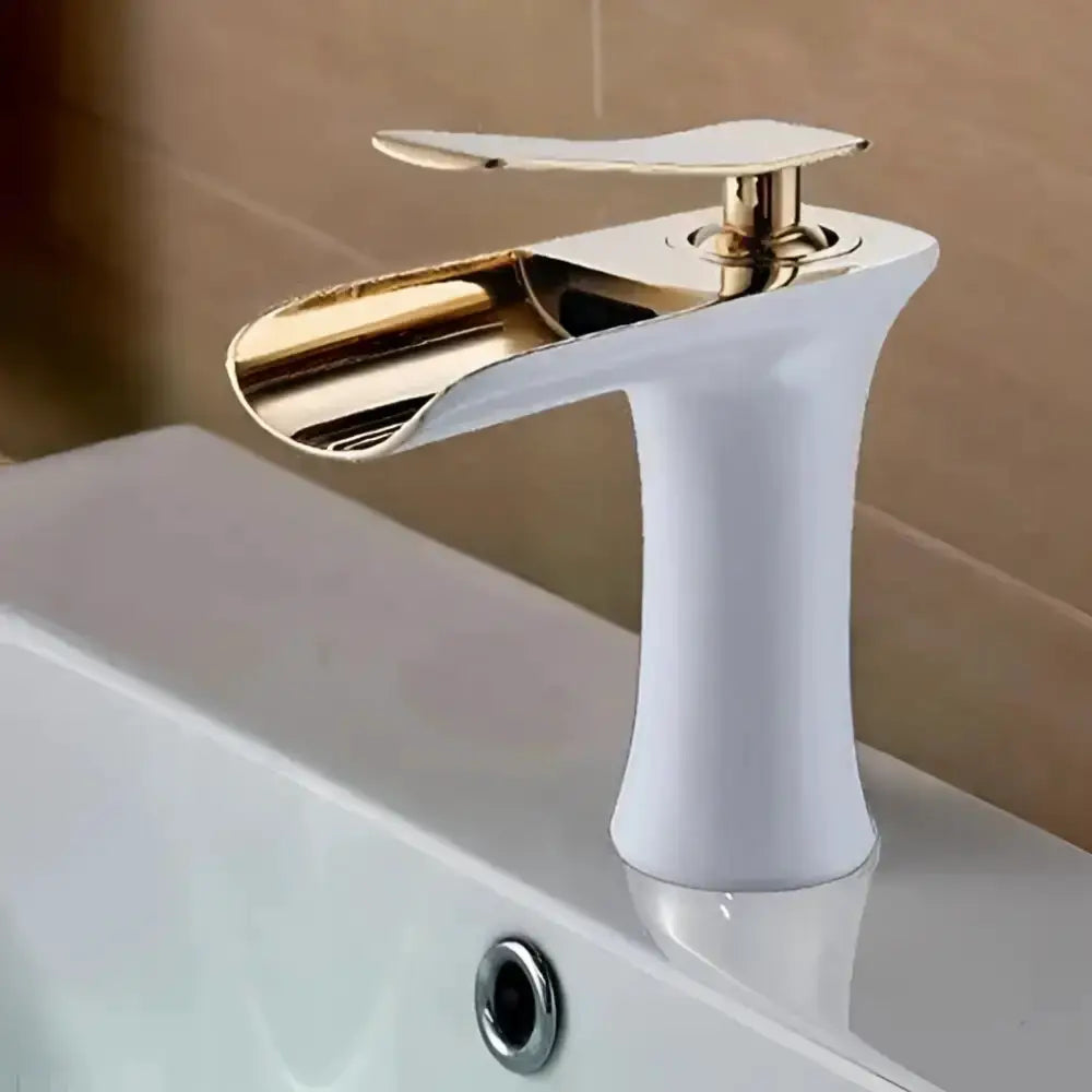 Modern Antique Brass Waterfall Faucet Gold Finish