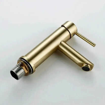 Brushed Gold Single Handle Deck Mounted Faucet