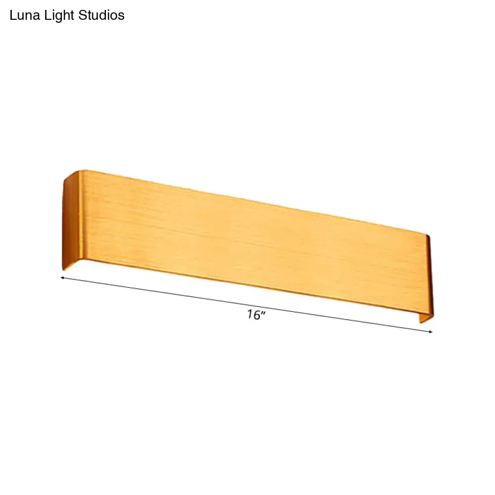 Wall lamp sconce in warm wood finish, 16-inch length, Decorbites, Home & Garden on Tampa Home & Garden Store