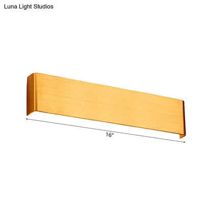 Wall lamp sconce in warm wood finish, 16-inch length, Decorbites, Home & Garden on Tampa Home & Garden Store