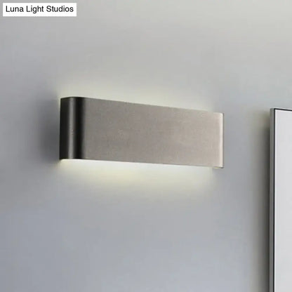 Modern Black and Silver Wall Lamp for Home
