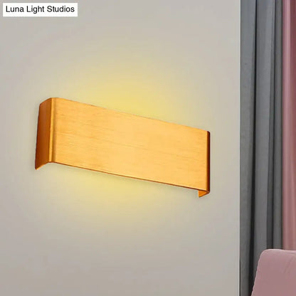 Black Silver Wall Lamp by Decorbites, wooden rectangular wall sconce emits warm glow on Tampa Home & Garden Store