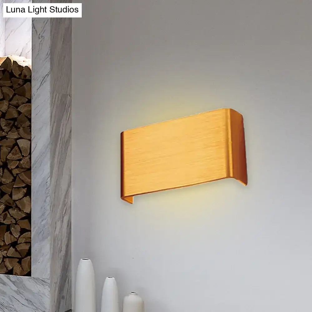 Black Silver Wall Lamp wall sconce in gold-bronze metal with warm downward glow Decorbites on Tampa Home & Garden Store
