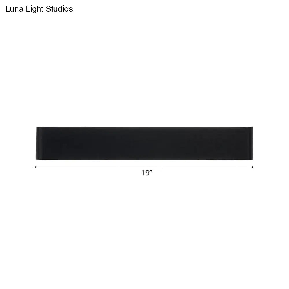 Black wall lamp bar, 19-inch horizontal design by Decorbites on Tampa Home & Garden Store