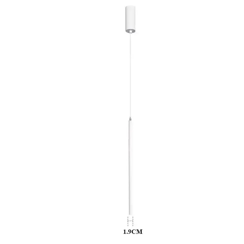 Pendant light white slim 2cm LED by Decorbites for bedroom on Tampa Home & Garden Store