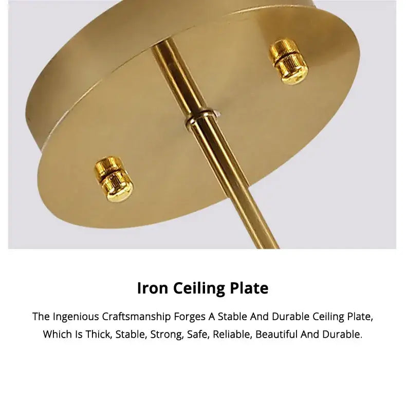 Black Glass Chandelier hardware with brass iron ceiling plate and mounting rod two bulb sockets on Tampa Home & Garden Store
