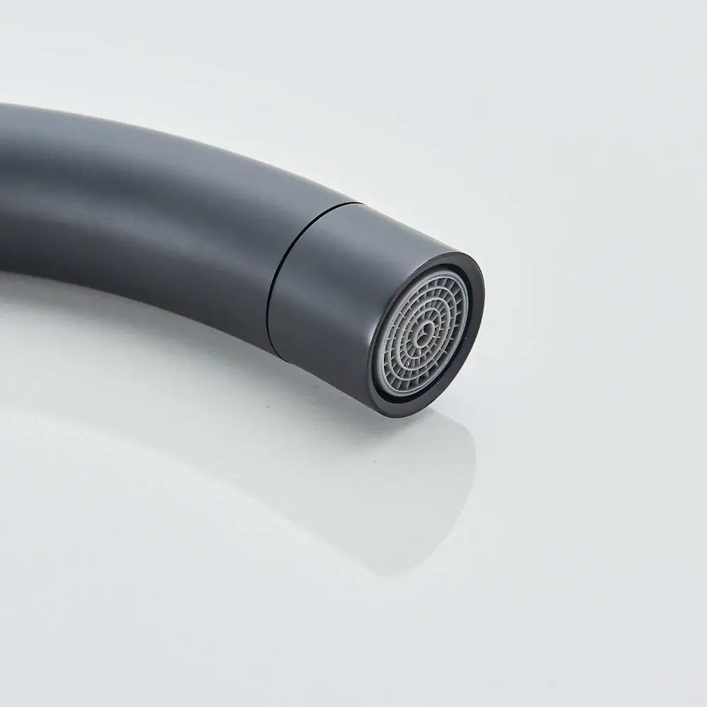 Matte Black Freestanding Faucet spout with aerator, Decorbites bathroom sink faucet on Tampa Home & Garden Store