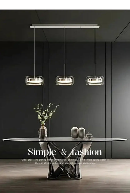 Modern black glass dining pendant lights by Decorbites set of 3 on Tampa Home & Garden Store