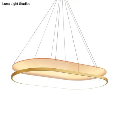 Modern black and gold LED pendant chandelier with circular rings for dining Decorbites on Tampa Home & Garden Store