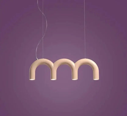 Chandelier three-arch beige LED pendant light by Decorbites on Tampa Home & Garden Store