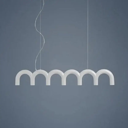 Chandelier blue LED arch pendant light for dining room Decorbites on Tampa Home & Garden Store