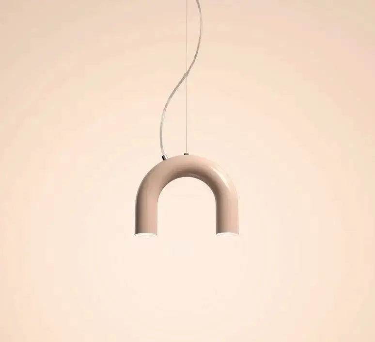 Modern blue led arch chandelier dining room pendant light by Decorbites on Tampa Home & Garden Store