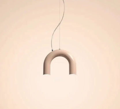 Modern blue led arch chandelier dining room pendant light by Decorbites on Tampa Home & Garden Store