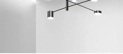 Gold Black Minimalist Chandelier by Decorbites with black metal frame on Tampa Home & Garden Store