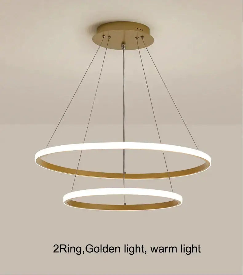 Modern Black Spiral LED Pendant Lamp for Dining