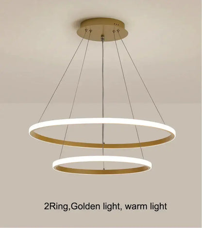 Modern Black Spiral LED Pendant Lamp for Dining