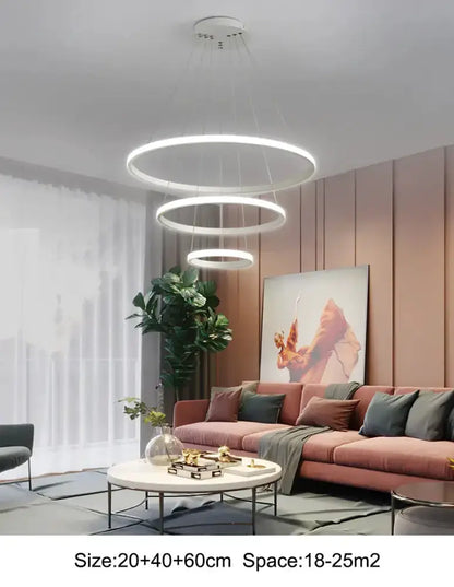Modern Black Spiral LED Pendant Lamp for Dining