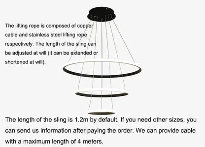 Modern Black Spiral LED Pendant Lamp for Dining