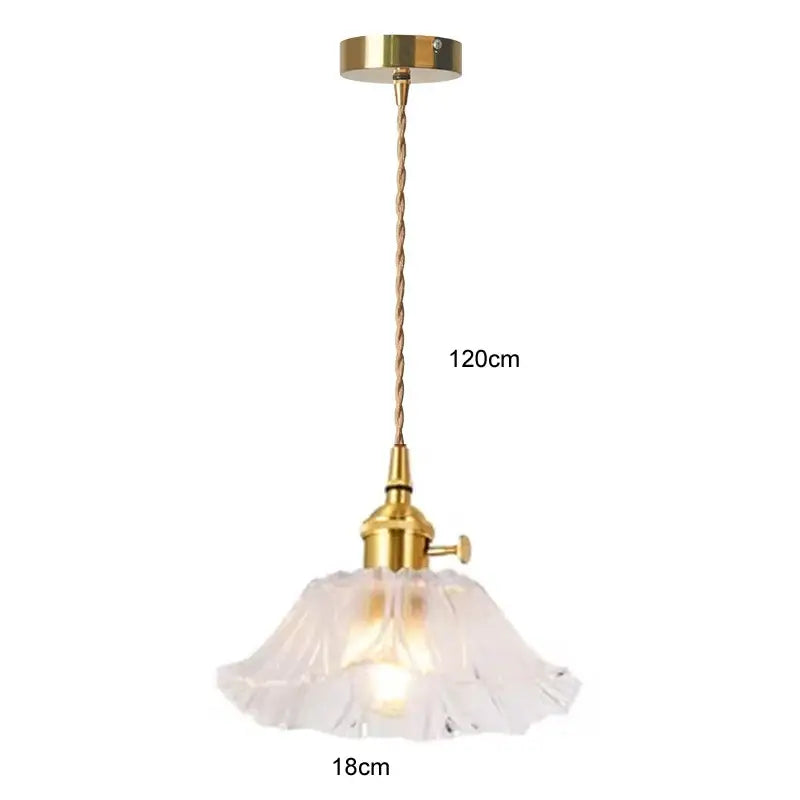 Green Leaf Ceiling Light Decorbites brass pendant with braided cord and frosted shade on Tampa Home & Garden Store
