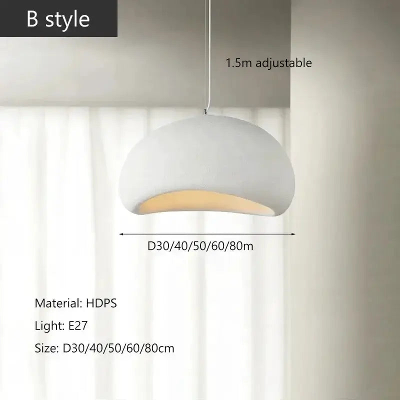 Modern gray and yellow dome pendant light Decorbites, HDPS, E27, 30/40/50/60/80 cm, 1.5m adjustable on Tampa Home & Garden Store