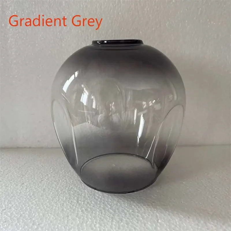 Gradient blue glass chandelier shade, Decorbites round glass pendant for ceiling fixtures on Tampa Home & Garden Store