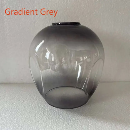 Gradient blue glass chandelier shade, Decorbites round glass pendant for ceiling fixtures on Tampa Home & Garden Store