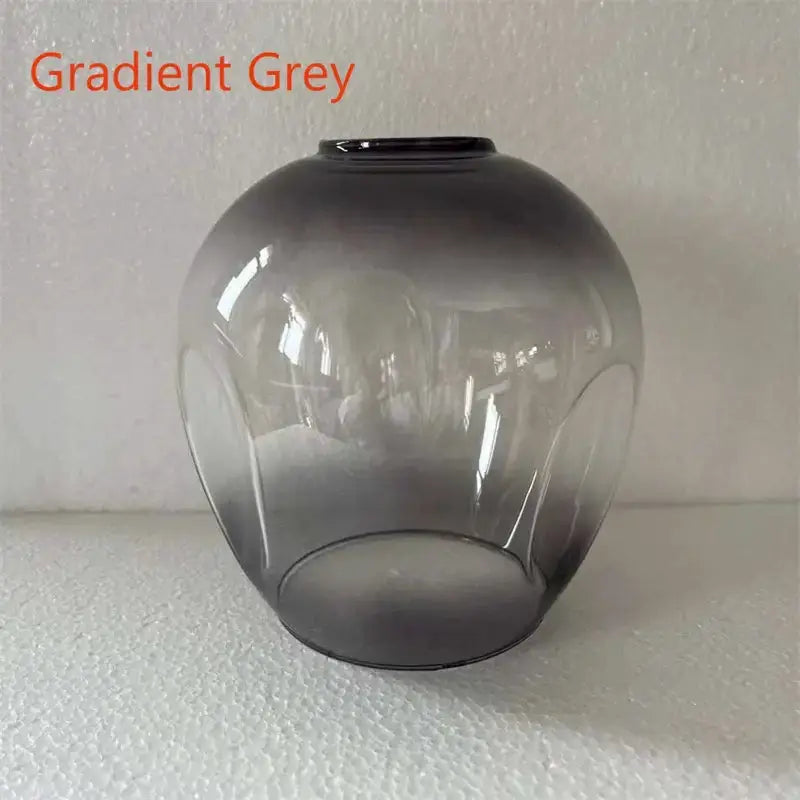 Nordic Glass Pendant Lamps Smoke Grey Dining Room