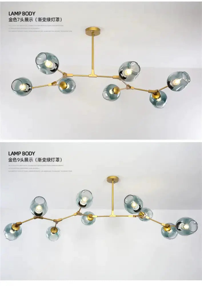 Modern Nordic Cognac Pendant Lamp for Dining Room
