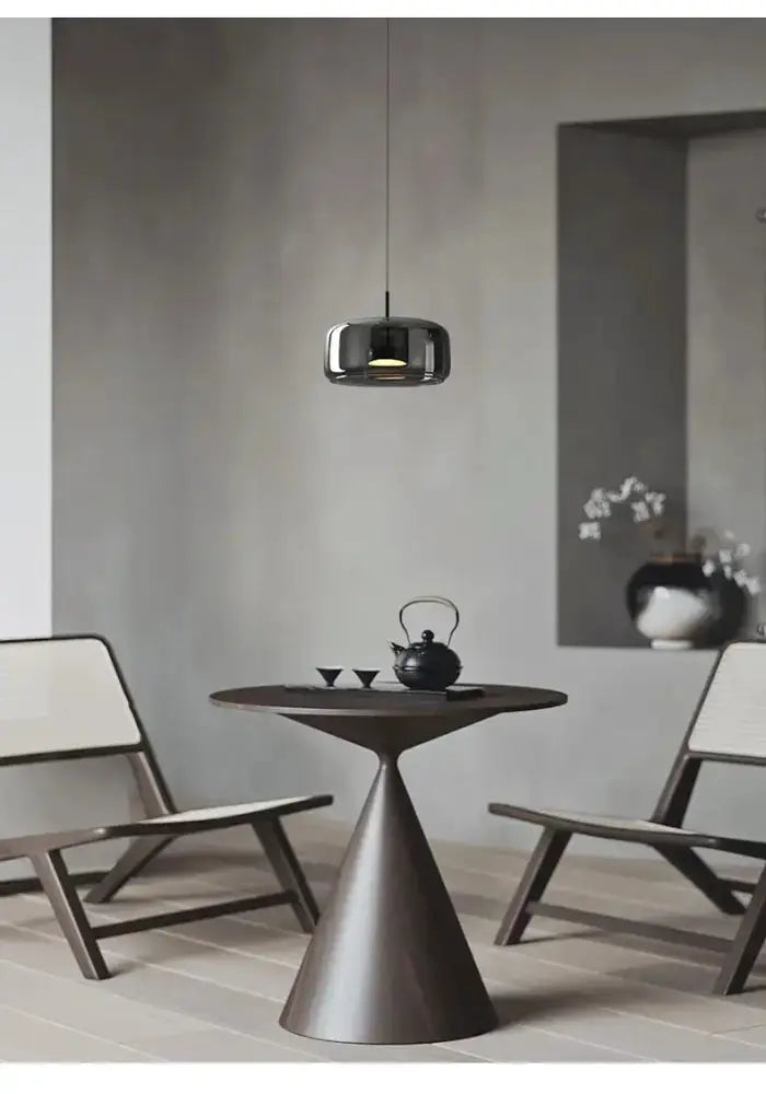 Amber Nordic Glass Pendant Lamp for Kitchen