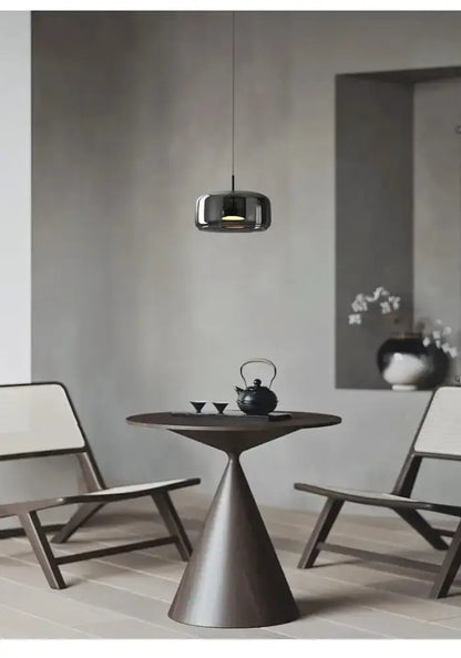 Amber Nordic Glass Pendant Lamp for Kitchen