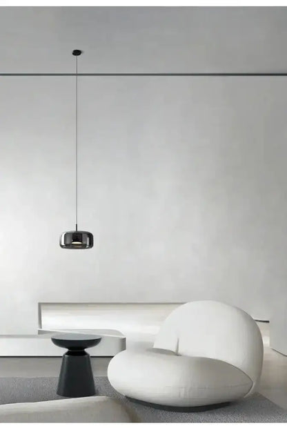 Amber Nordic Glass Pendant Lamp for Kitchen