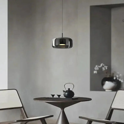 Amber Nordic Glass Pendant Lamp for Kitchen