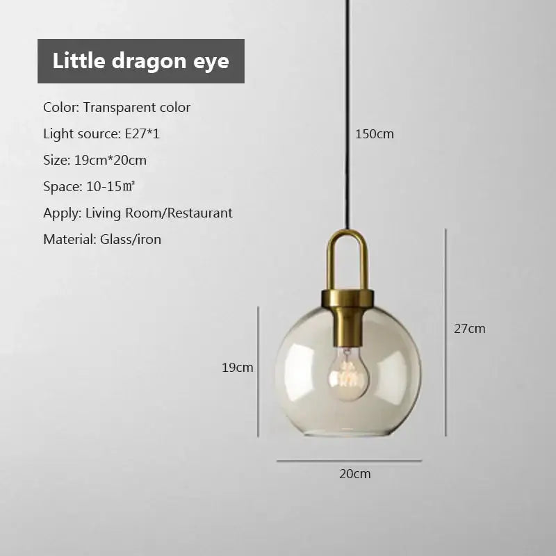 Decorbites smoked-glass pendant light with brass hardware and black cord for kitchen/dining on Tampa Home & Garden Store