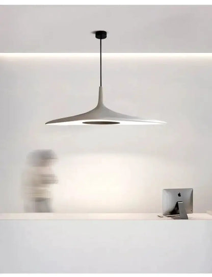 Modern Black Disc Pendant Lamp for Dining Room